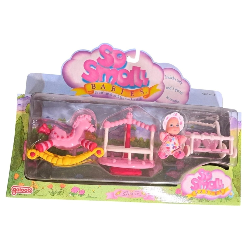 Vintage 1989 So Small Babies Candy Playset #1104 Galoob New In Box Collectible